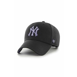 47 brand sapca MLB New York Yankees culoarea negru, cu imprimeu, B-ENLSP17CTP-BK imagine