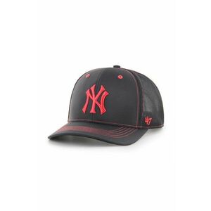 47 brand sapca MLB New York Yankees culoarea negru, cu imprimeu, B-XRAYD17BBP-BK imagine