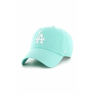47 brand șapcă de baseball din bumbac MLB Los Angeles Dodgers culoarea verde, cu imprimeu, B-NLRGW12GWS-TFA imagine