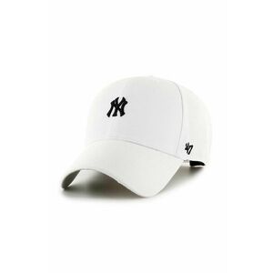 47 brand sapca MLB New York Yankees culoarea alb, cu imprimeu, B-BRMPS17WBP-WHA imagine