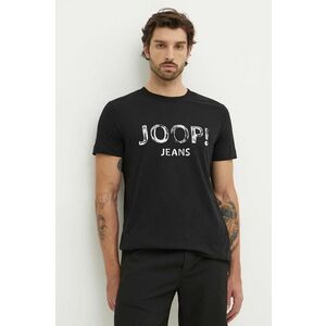 Joop! tricou din bumbac barbati, culoarea negru, cu imprimeu, 30042354 imagine