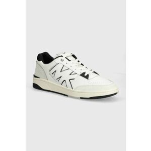 Michael Kors sneakers din piele Rebel culoarea alb, 42S4RBFS1D 987 imagine