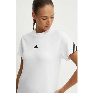 adidas tricou din bumbac Future Icons femei, culoarea alb, IW5203 imagine