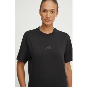 adidas tricou din bumbac All SZN femei, culoarea negru, IX3808 imagine