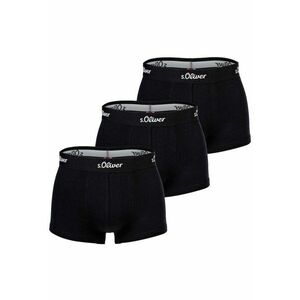 Set de boxeri cu banda elastica cu imprimeu logo in talie - 3 perechi imagine