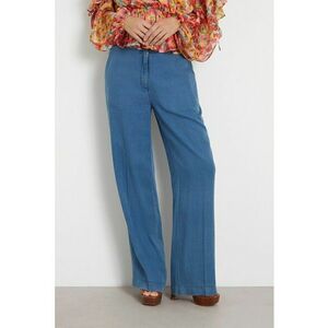 Pantaloni relaxed fit din lyocell imagine