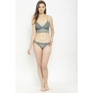 Sutien longline de dantela imagine