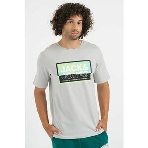 Jack & Jones gri bărbați tricou cu imprimeu - M imagine