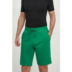 United Colors of Benetton pantaloni scurti din bumbac culoarea verde imagine