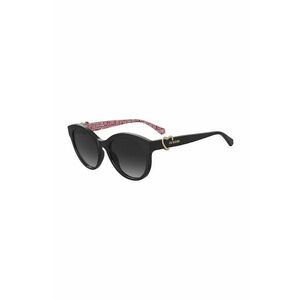 Love Moschino ochelari de soare femei, culoarea negru imagine