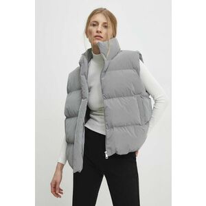 Answear Lab vesta femei, culoarea gri, de iarna imagine