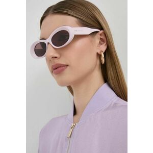 Gucci ochelari de soare femei, culoarea roz imagine
