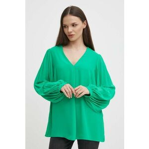 Joseph Ribkoff bluza femei, culoarea verde, neted, 241173 imagine