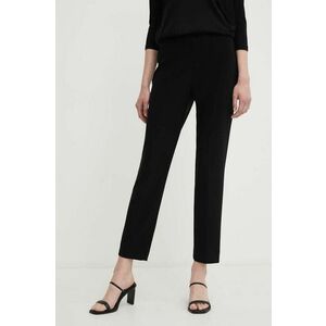Joseph Ribkoff pantaloni femei, culoarea negru, drept, medium waist, 143105 imagine