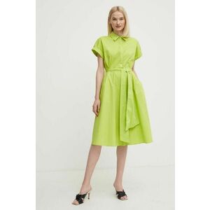 Joseph Ribkoff rochie culoarea verde, mini, evazati, 242914 imagine