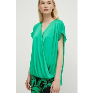 Joseph Ribkoff bluza femei, culoarea verde, neted, 241278 imagine