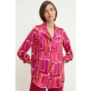 Joseph Ribkoff camasa femei, culoarea roz, cu guler clasic, regular, 243939 imagine