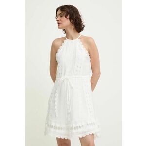 Answear Lab rochie culoarea alb, mini, evazati imagine