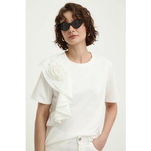 Answear Lab bluza femei, culoarea alb, cu imprimeu imagine