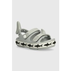 Crocs sandale copii Crocband Cruiser Shark SandalT culoarea gri imagine