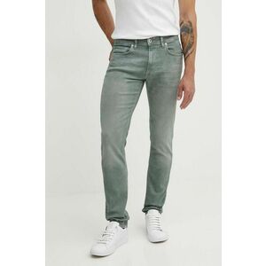 Pepe Jeans jeansi TAPERED JEANS barbati, culoarea verde, PM207390YB2 imagine