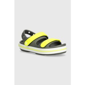 Crocs sandale copii Crocband Cruiser Sandal culoarea gri imagine