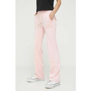 Juicy Couture pantaloni de trening Del Ray culoarea roz, neted imagine