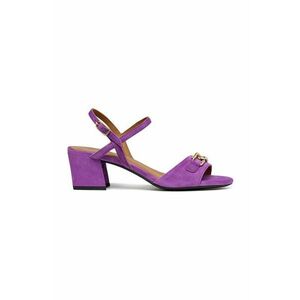 Geox sandale din piele intoarsa D NEW ERAKLIA 50 A culoarea violet, D45RNA 00021 C8000 imagine