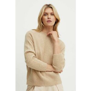 Weekend Max Mara pulover din amestec de lana femei, culoarea bej, 2425366111600 imagine
