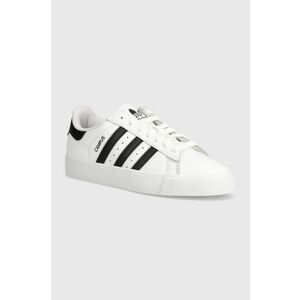 adidas Originals sneakers din piele Campus Vulc culoarea alb, JI1918 imagine
