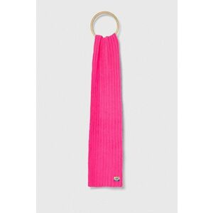 American Vintage esarfa de lana culoarea roz, neted imagine