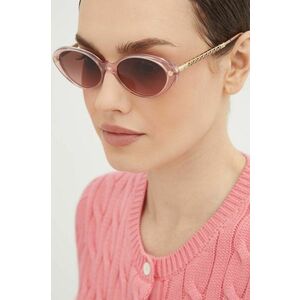 Versace ochelari de soare femei, culoarea roz, 0VE4469 imagine