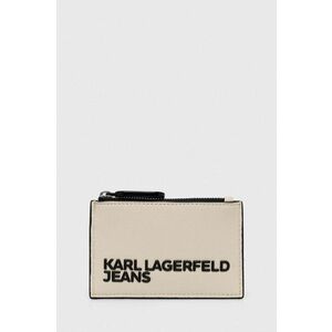 Karl Lagerfeld Jeans husa pentru chei culoarea bej, 245J3203 imagine