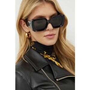 Versace ochelari de soare femei, culoarea negru, 0VE4473U imagine
