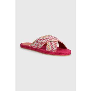 Missoni papuci Harlow femei, culoarea roz, M28_004 imagine