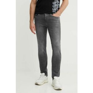 Pepe Jeans jeansi SLIM JEANS barbati, culoarea gri, PM207388UH9 imagine