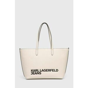 Karl Lagerfeld Jeans poseta culoarea bej, 245J3006 imagine
