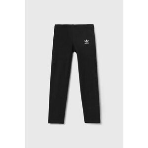 adidas Originals leggins copii culoarea negru, neted, IW3504 imagine