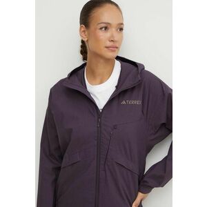 adidas TERREX jacheta de exterior Xperior culoarea violet, IW3820 imagine