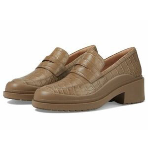 Incaltaminte Femei Cole Haan Grand Ambition Westerly Loafer Irish Coffee Croc Leather imagine