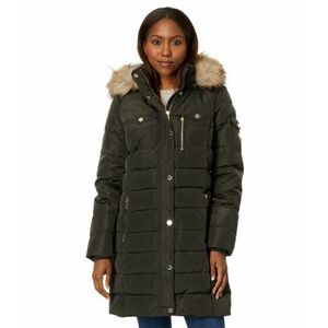 Imbracaminte Femei MICHAEL Michael Kors Snap Front Down Puffer M825943CZ Dark Moss imagine