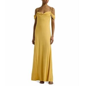 Imbracaminte Femei LAUREN Ralph Lauren Jersey Off-the-Shoulder Gown Primrose Yellow imagine