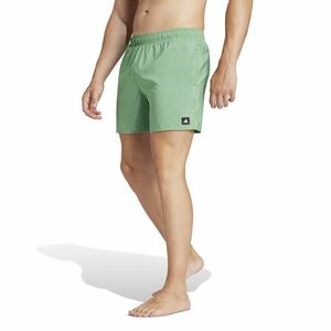 Imbracaminte Barbati adidas Solid CLX Short-Length Swim Shorts Preloved GreenWhite imagine