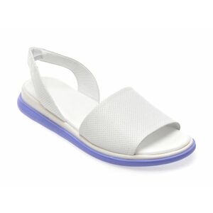 Sandale casual DINA GRATA albe, 347857, din piele naturala imagine