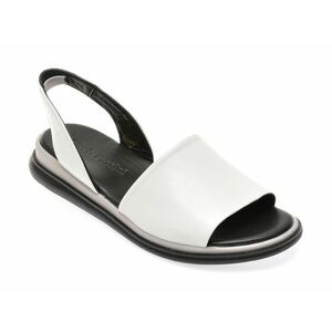 Sandale casual FLAVIA PASSINI alb-negru, 347857, din piele naturala imagine