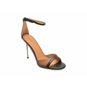 Sandale elegante EPICA negre, S39A, din piele naturala imagine