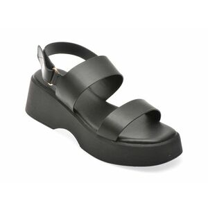 Sandale casual ALDO negre, 13734051, din piele ecologica imagine