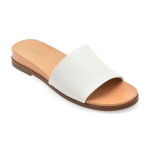 Papuci casual ALDO albi, 13734068, din piele ecologica imagine