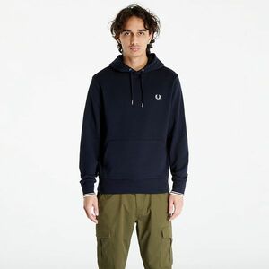 FRED PERRY Tipped Hooded Sweatshirt Navy imagine