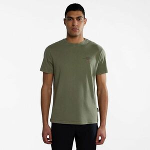 Napapijri Selbas T-Shirt Green Lichen imagine